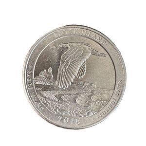 2018 P- Rhode Island Block Island Quarter Error Coin